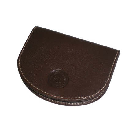 Brown Coin Leather Purse 