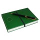 Cuaderno Piel Verde