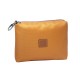 Orange Leather Multifunction Bag