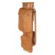 Tan Travel Leather Golf Bags