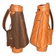 Tan Leather Golf Bag