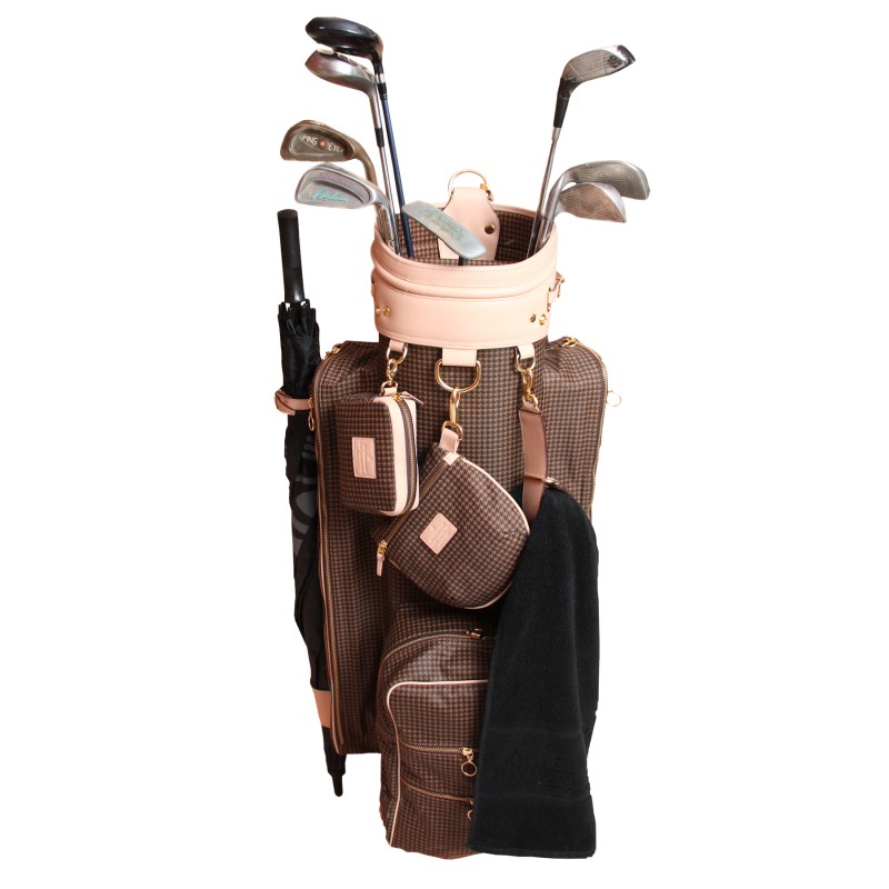 Leather Golf Bags Cart - Real Leather Studio