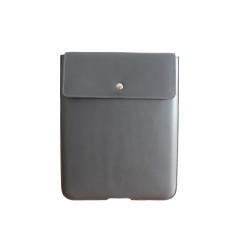 Grey Leather Ipad Case