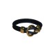 Black Luxury Leather Bracelet