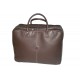 Dark Brown Leather Travel Bag
