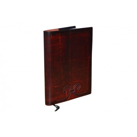 Dark Red Leather Journal Cover