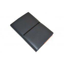 Grey Leather Book Cover
