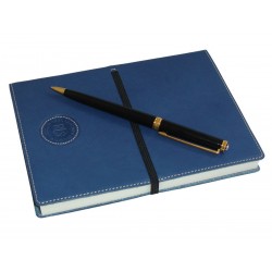 Blue Leather Notebook