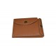 Tan Coin Leather Holder