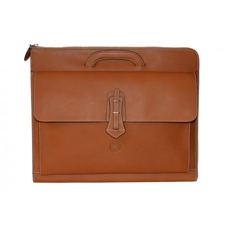 Tan Leather Briefcases Bag
