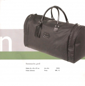 Travel Leather Bags in Saab Magazine