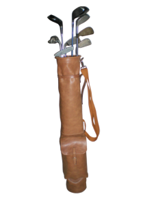 It has been designed to be used in competitions with your friends. Vintage Leather Golf Bag.