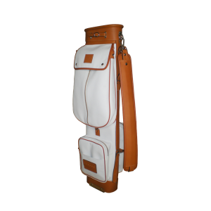 White Travel Leather Golf bag manufacturer in Europe