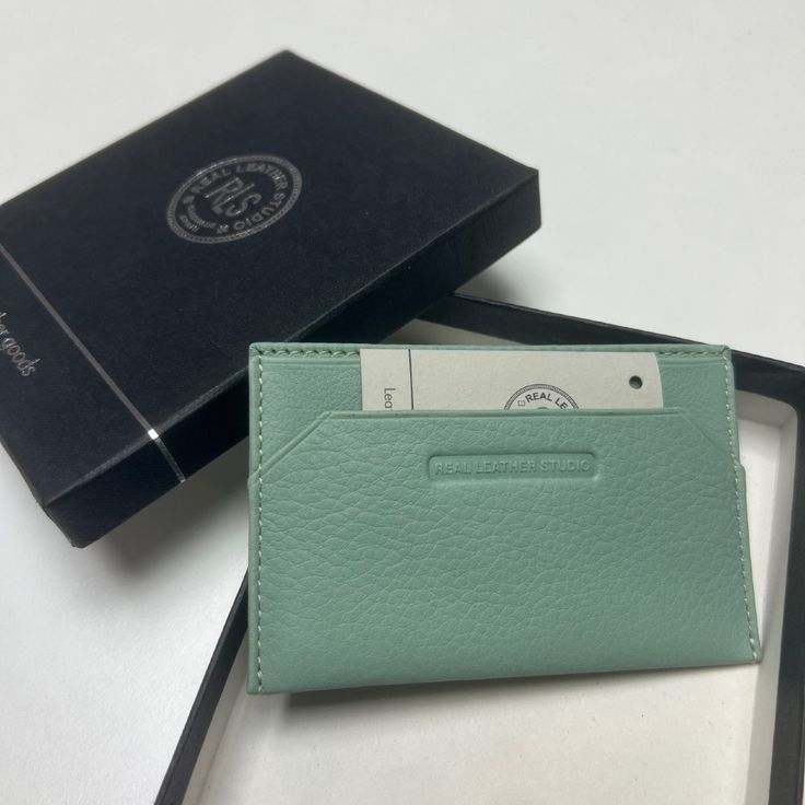 Tarjetero de piel accesorios de golf