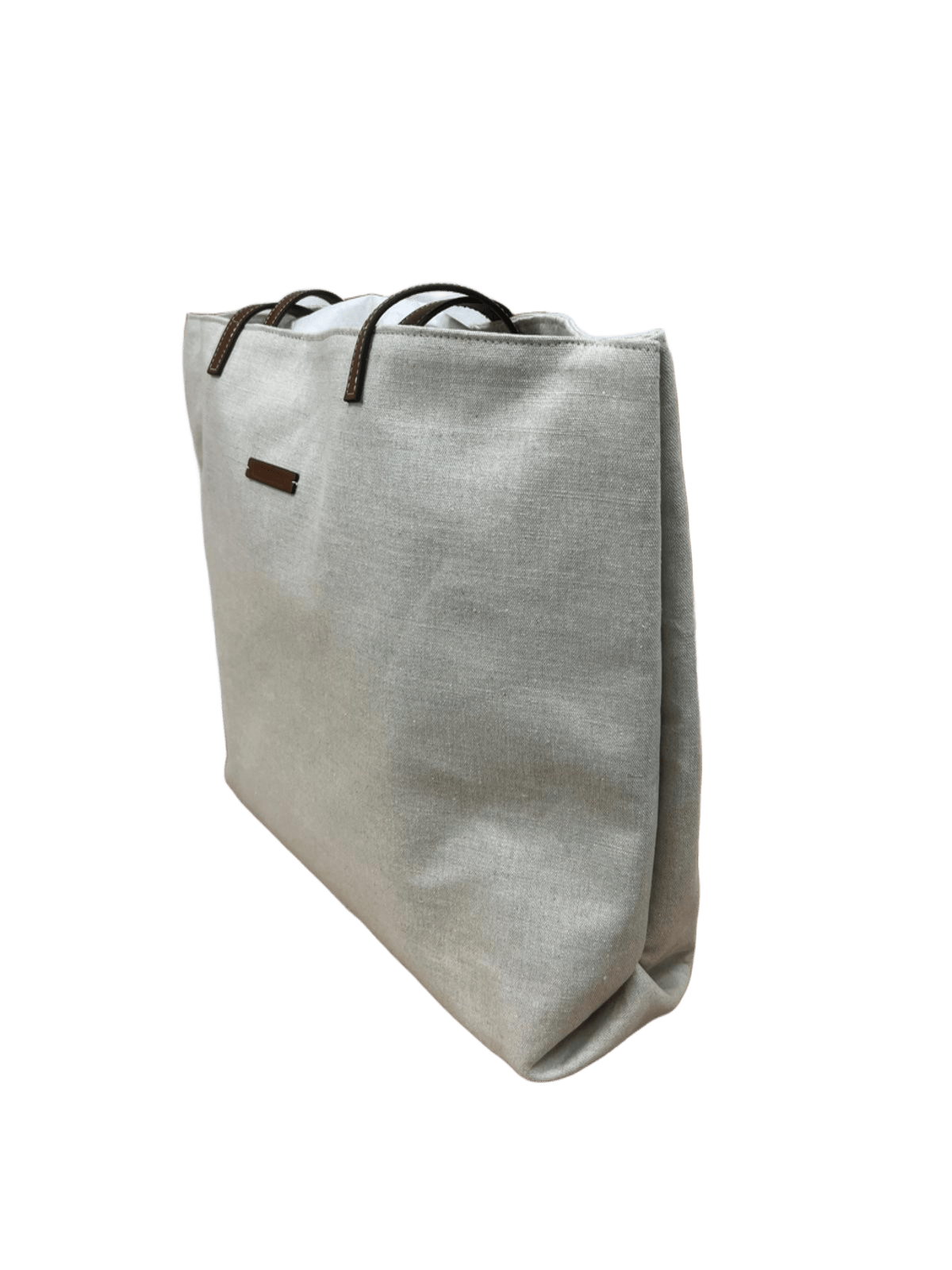 Bolso unisex lino piel vista lateral