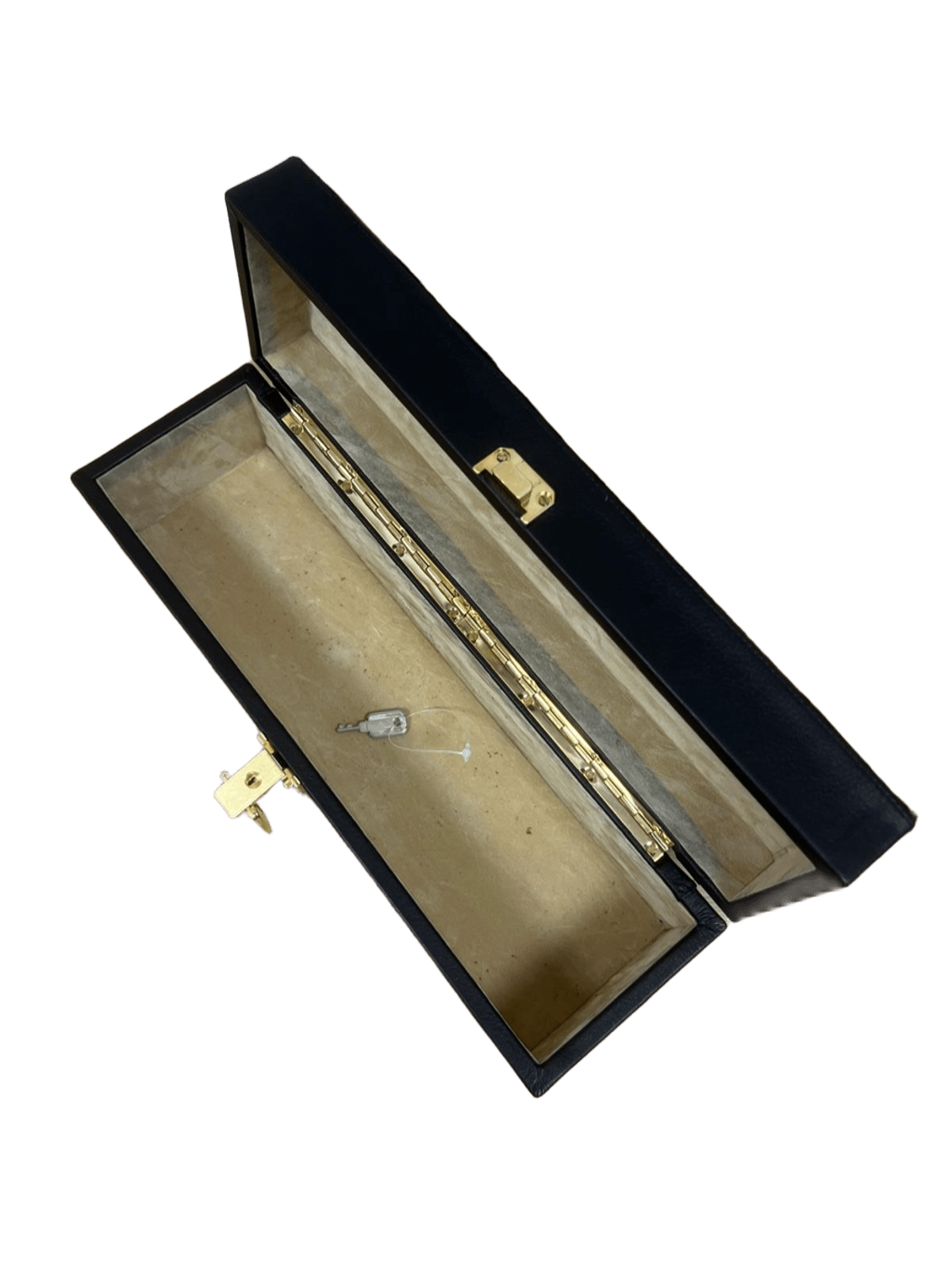 Botellero de piel vista superior