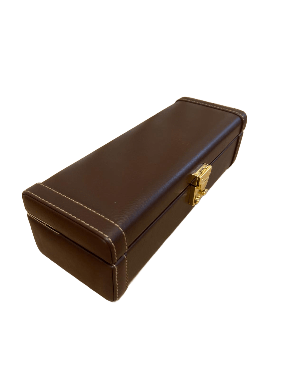 Estuche de piel para relojes girada