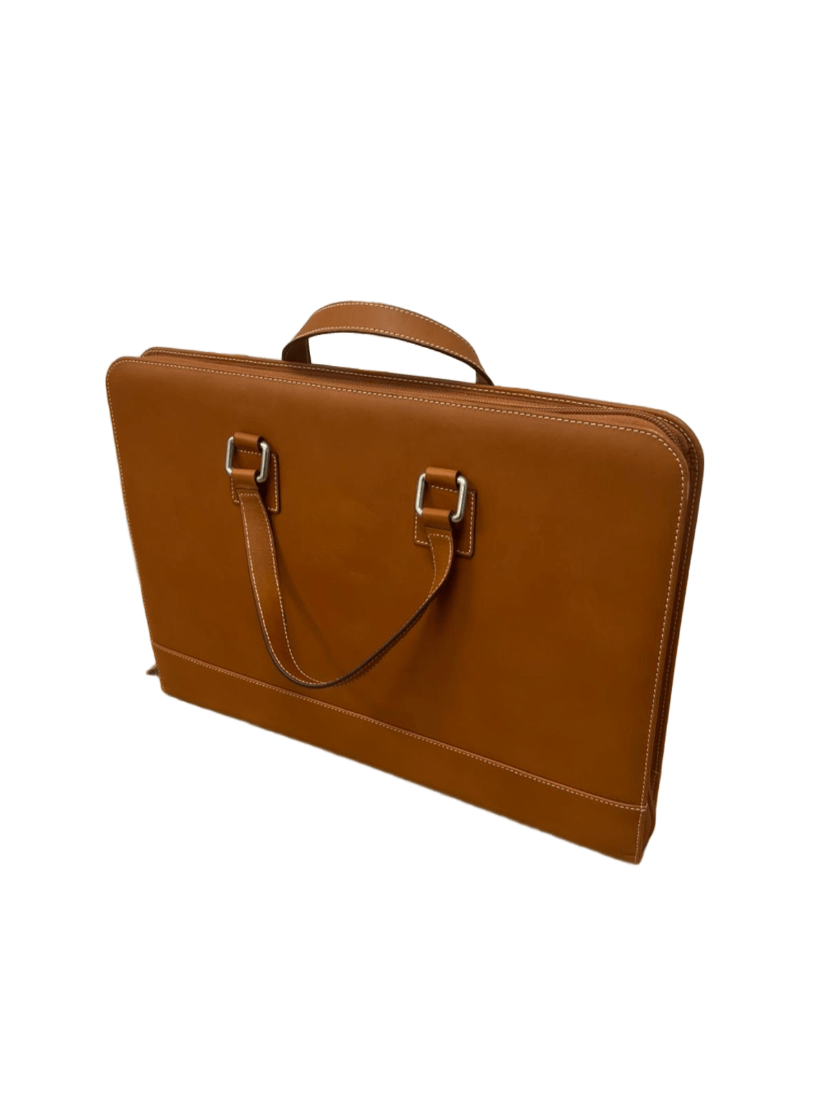 Portadocumentos de piel vista trasera