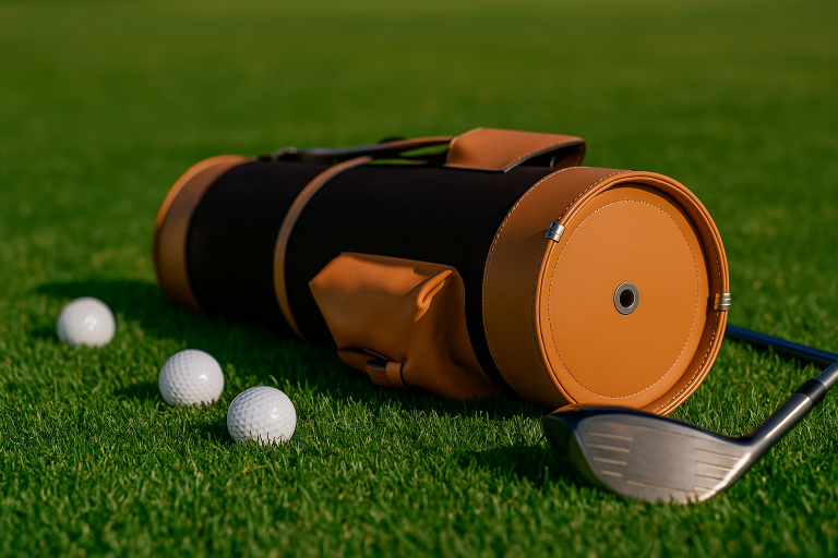 Full-Grain Leather Golf Bags