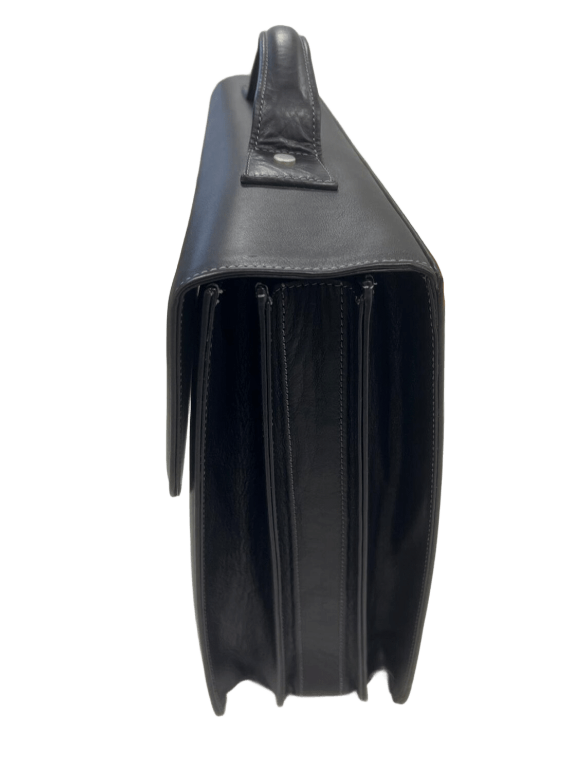 Maletín ejecutivo de piel vista lateral