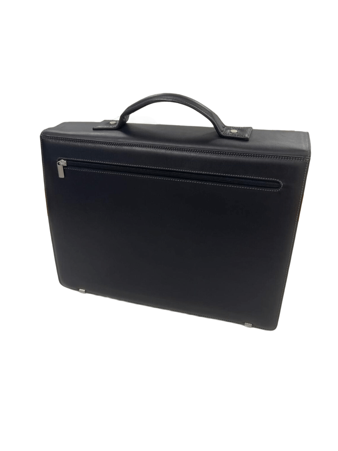 Maletín ejecutivo de piel vista trasera