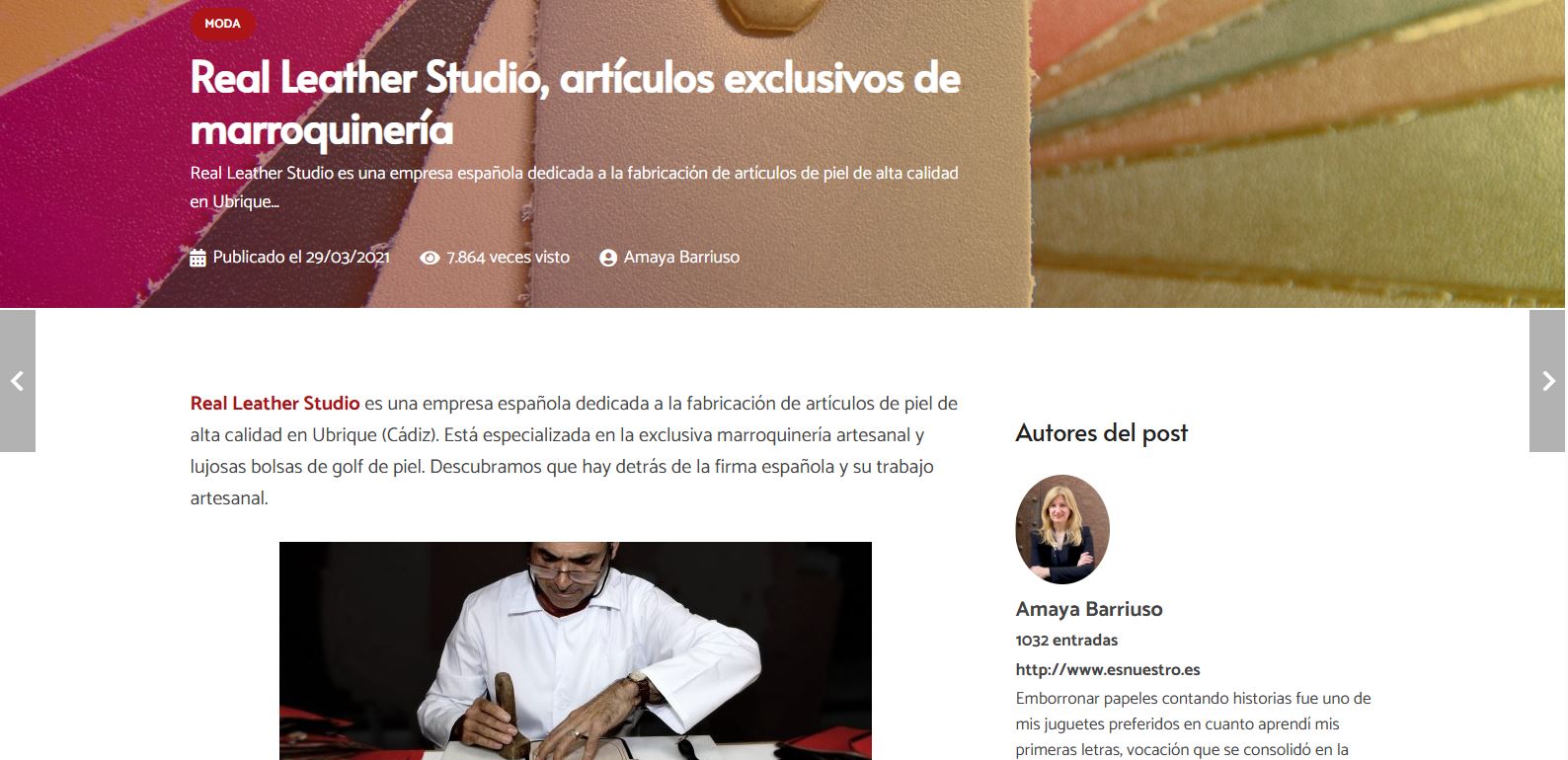 Artículos exclusivos de marroquinería - Es Nuestro